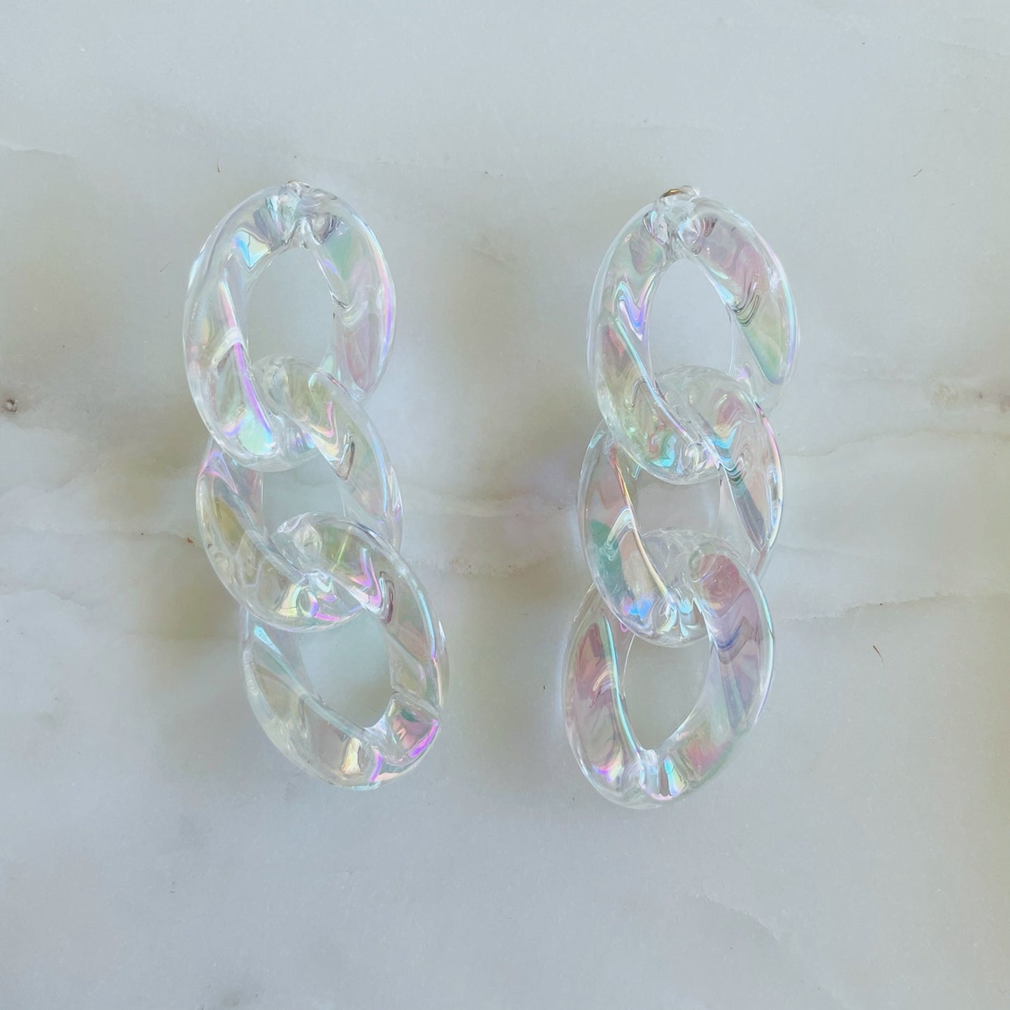 Northern Light Chain Earrings