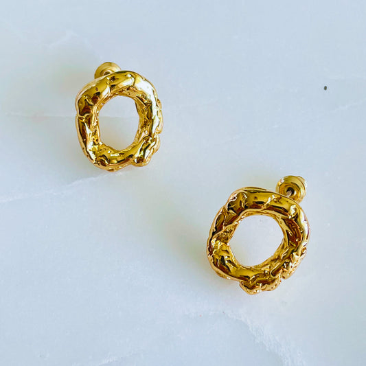 Golden Rock Earrings