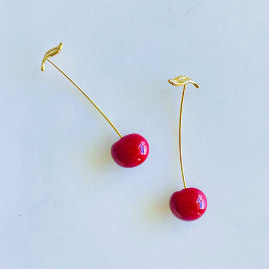 Lucky Cherry Earrings