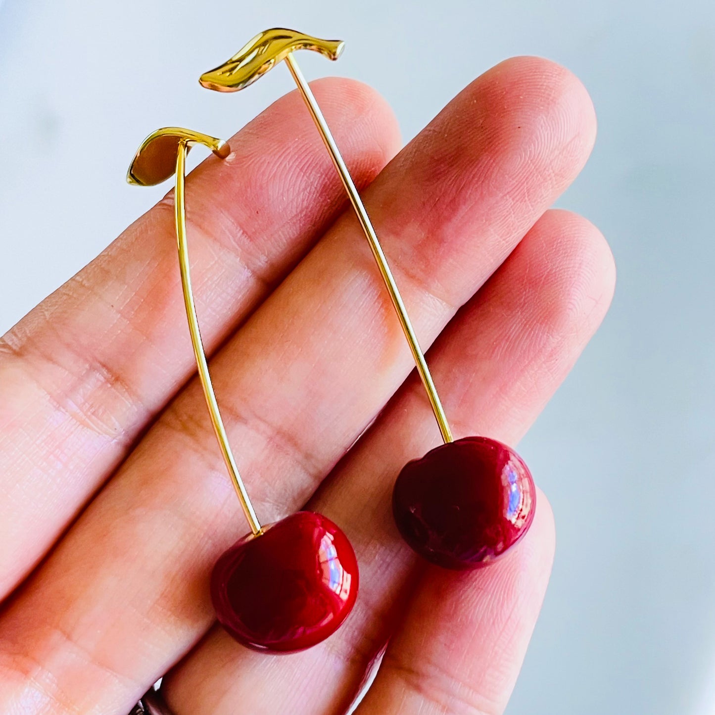 Lucky Cherry Earrings