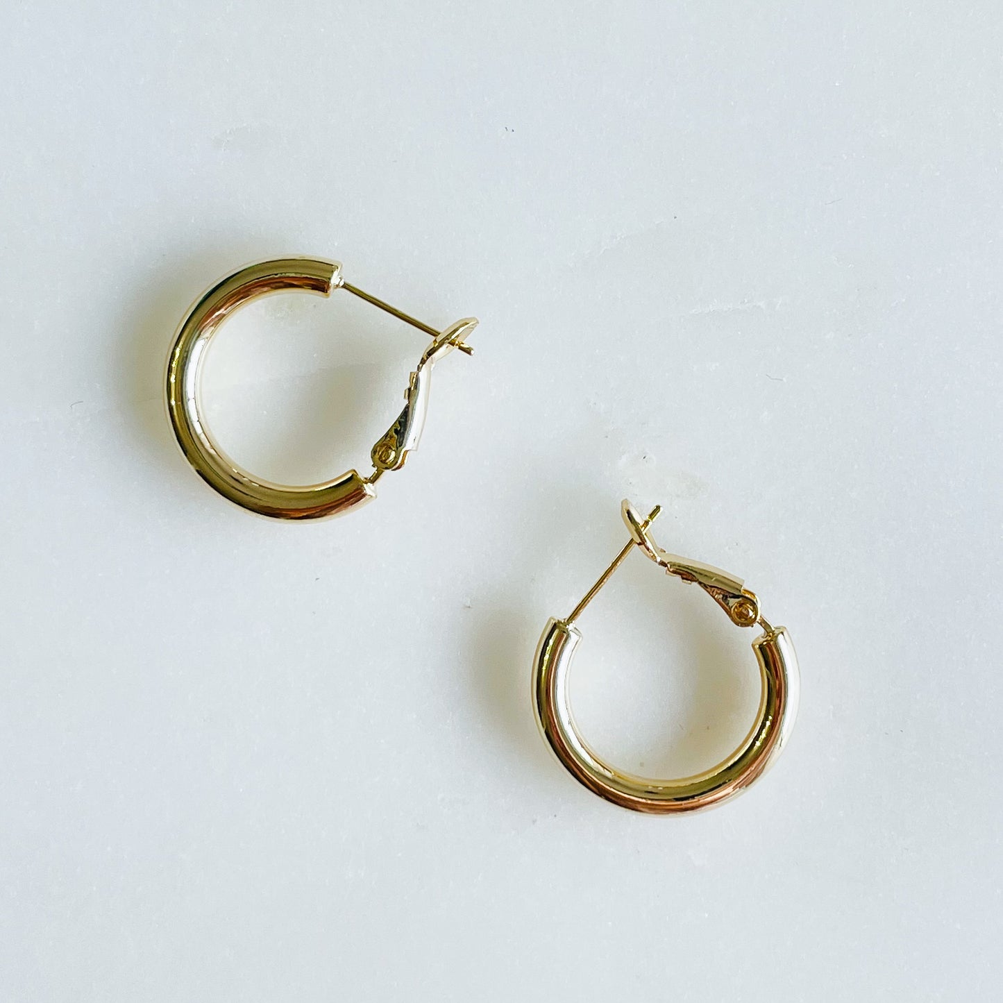 s925 Plain Hoop Earrings