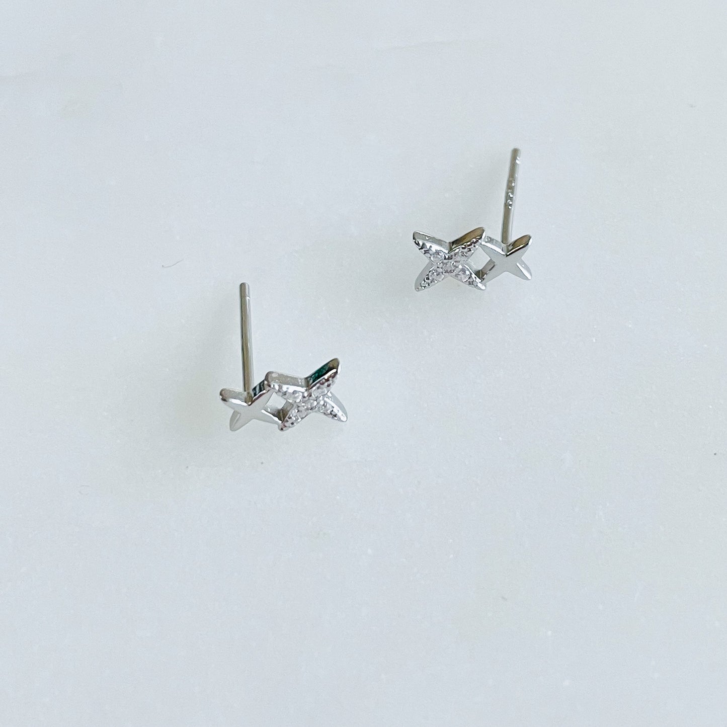 s925 Mini Star Studs