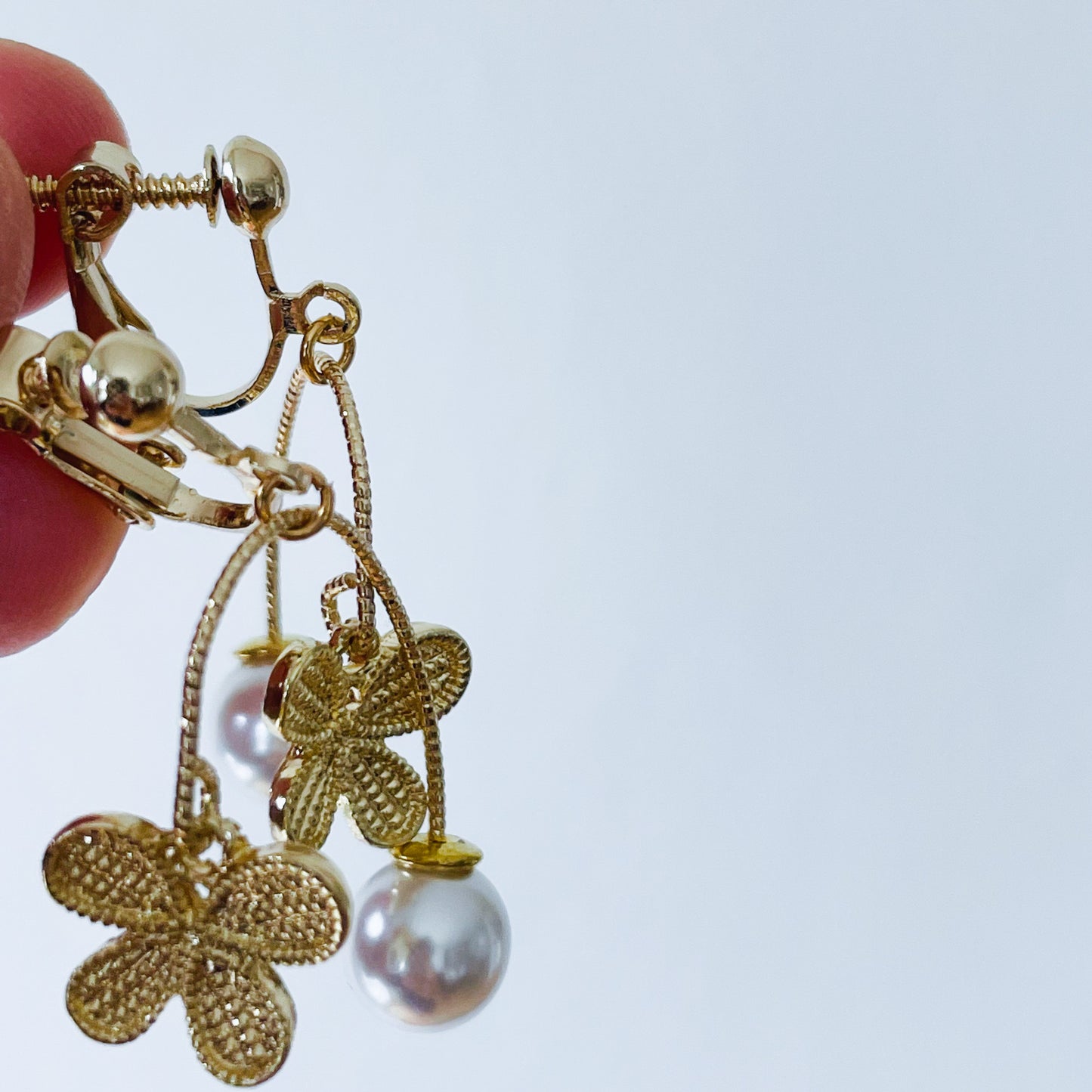 Lucky Clover Earclips