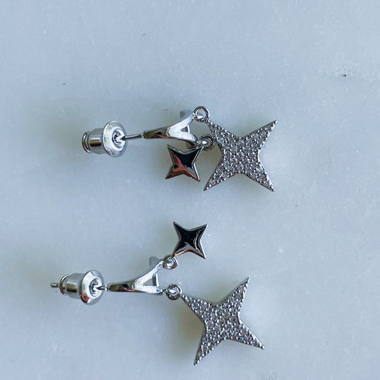 Dripping Star Earrings