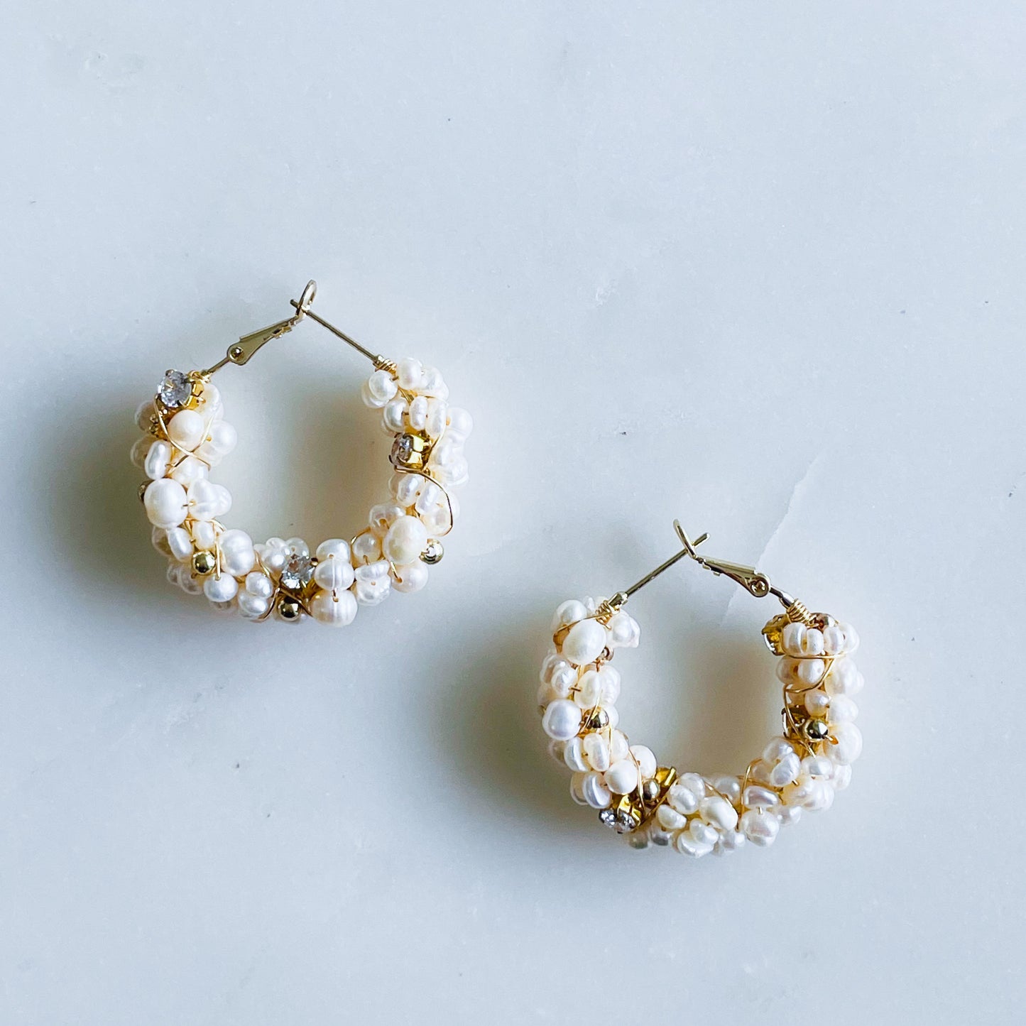 Pearl Wreath Earrings