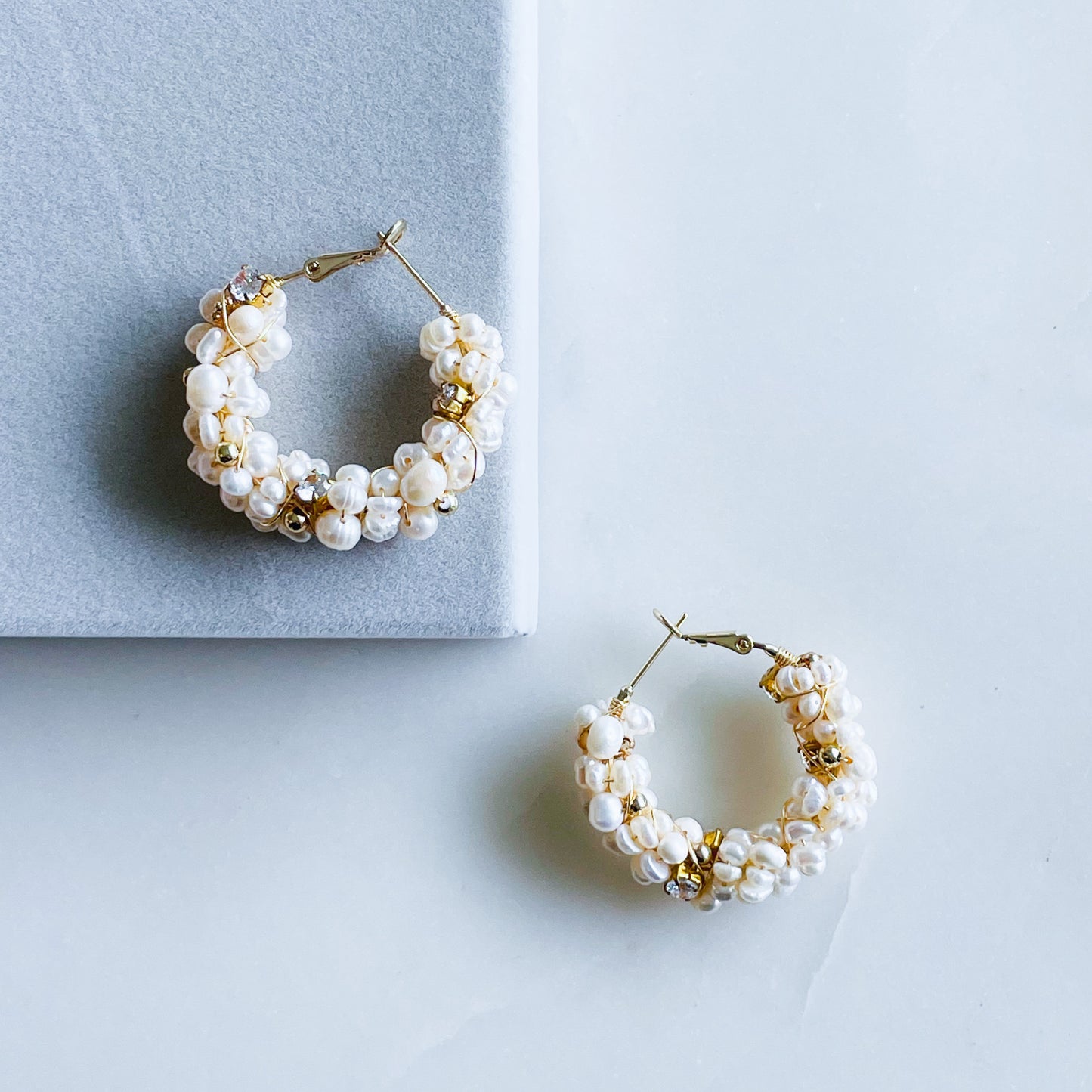 Pearl Wreath Earrings