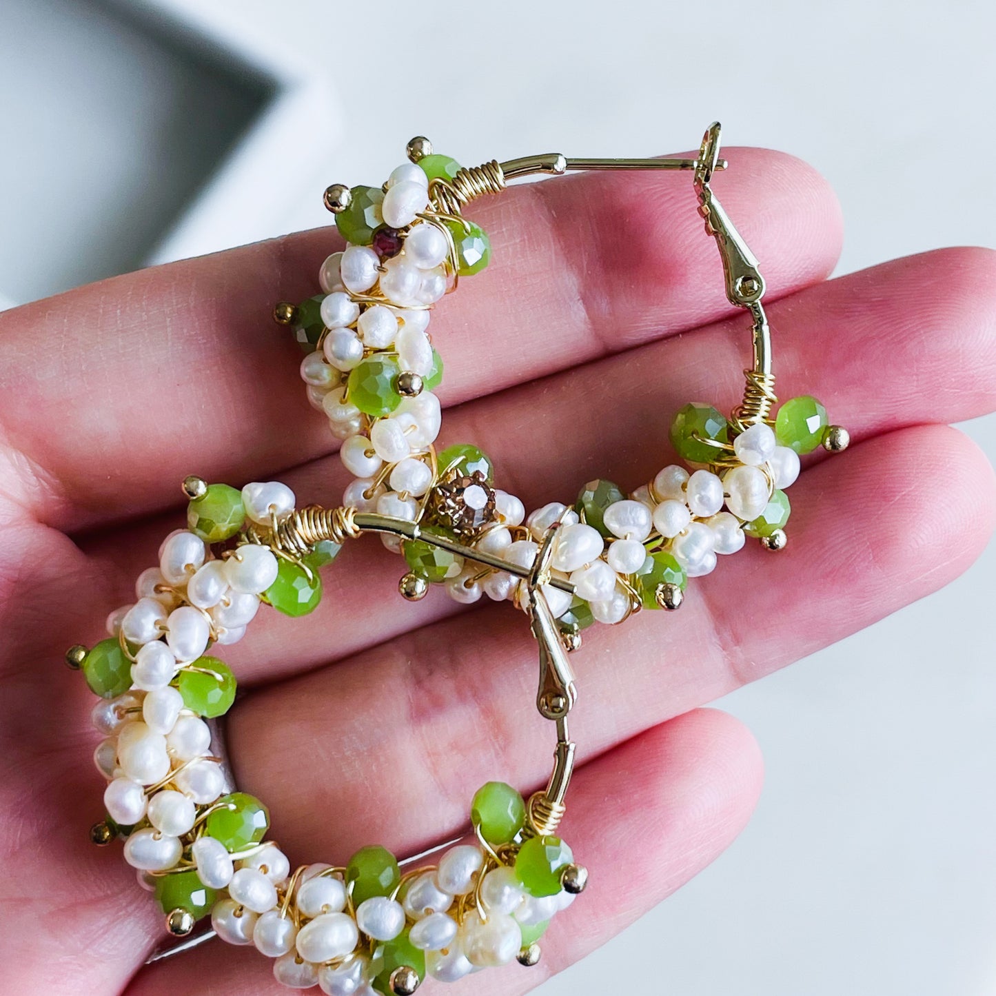 Pearl Wreath Earrings